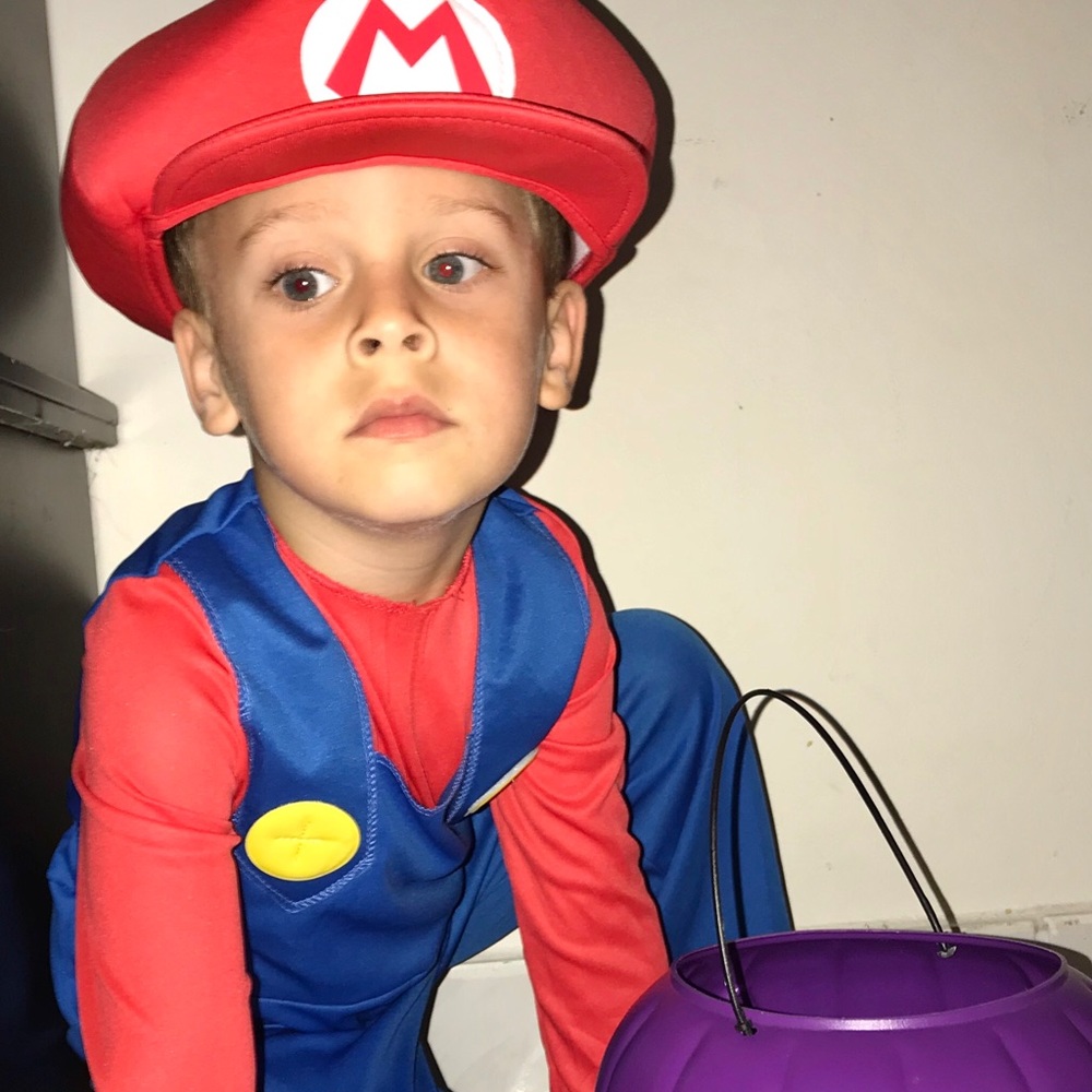 Boy Super MARIO Halloween costume